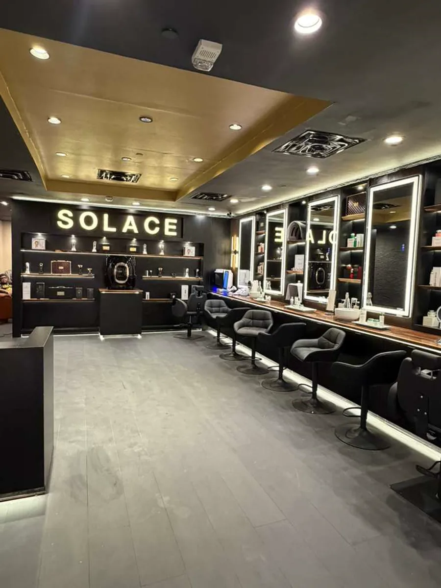 Treatment stations inside the Solace studio